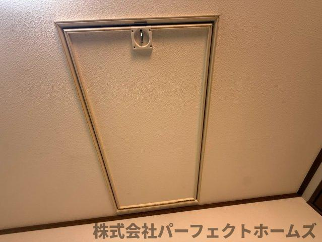 尊延寺戸建の収納|屋根裏収納です