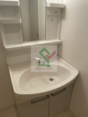 ラフィネ所沢の独立洗面台