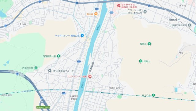 姫路市広畑区蒲田　　中古戸建の地図