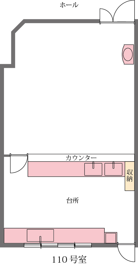 あるゾウパレス沢口町事務所の間取り