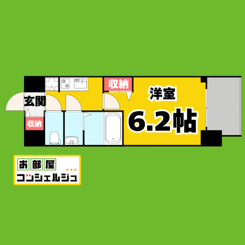 メイクスアート大曽根の間取り