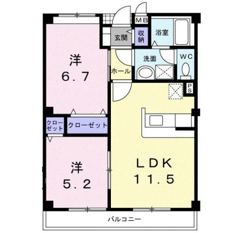【間取り】 | メゾン・ド・パルテール | 是非エイブル宇都宮東店へ！TEL028-614-3103