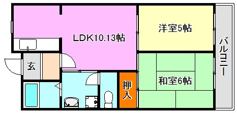 マインドパレス須磨浦の間取り