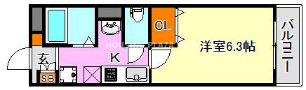 コスティエーロ須磨の間取り