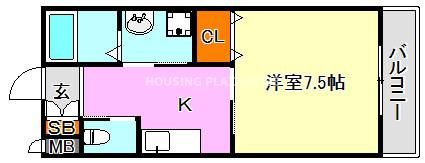 コーム須磨の間取り
