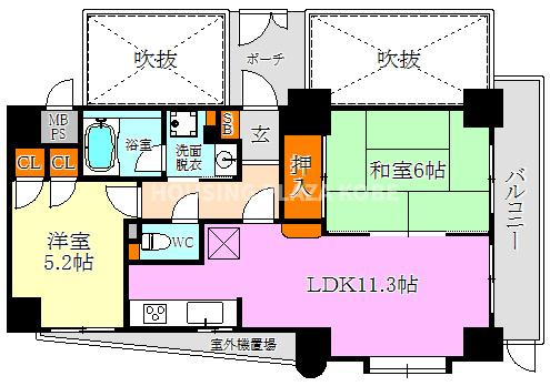 ライオンズマンション須磨マリンビューの間取り
