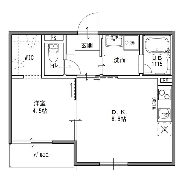 ボヌール高槻の間取り