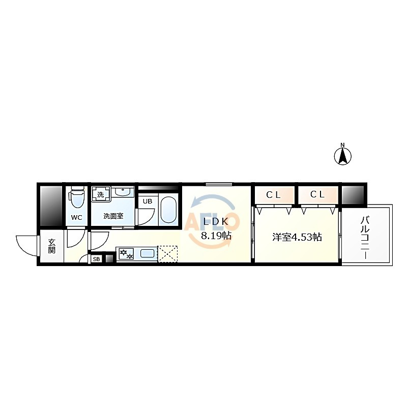 レオングラン本町橋の間取り|レオングラン本町橋