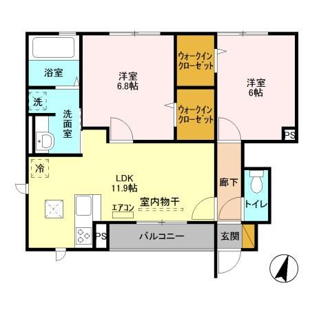 なんてんの郷　Ⅱの間取り