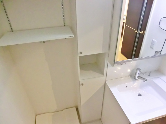 リバーヴィクトワールの収納|洗面台横にも収納があります