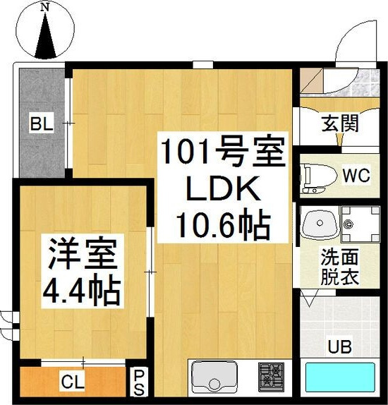 Grandticエステート新瑞橋の間取り
