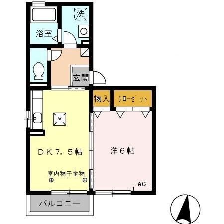 デルニエⅢの間取り