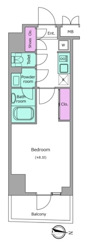新品家具付きマンション亀戸8(KaGood東京)の間取り|※間取りと異なる場合は現状を優先します。