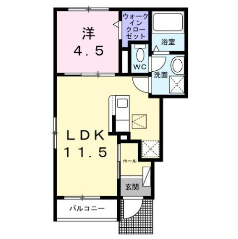 グリーンパーク　セレノの間取り