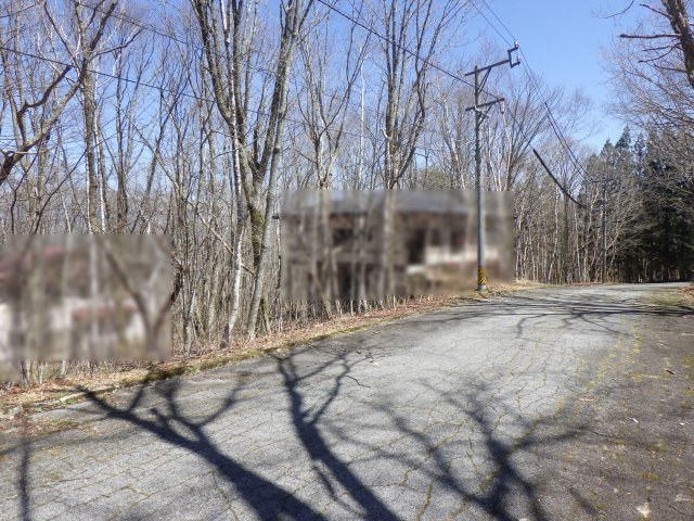 鈴蘭高原別荘地③温泉権利付きの前面道路含む現地写真