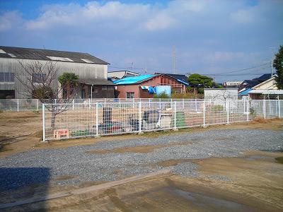 宇部市八王子土地の外観