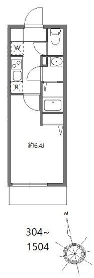ジェイアール稲毛駅前レジデンスの間取り