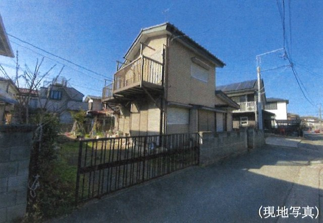 あきる野市野辺　土地の前面道路含む現地写真