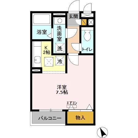 アプローズ馬橋の間取り