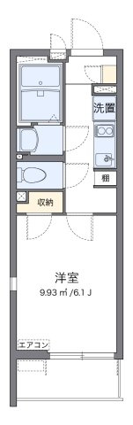 クレイノフラットメイト桜の間取り|代表的な間取のため実際の間取とは異なる場合があります