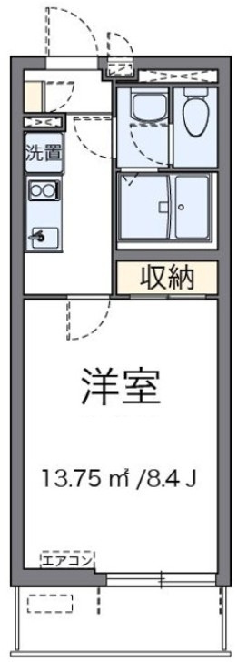 クレイノモンタニャレドンダの間取り