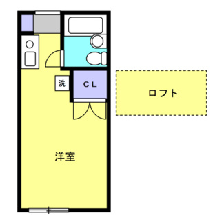 【間取り】 | コーポ花影 | 左右反転の場合があります。