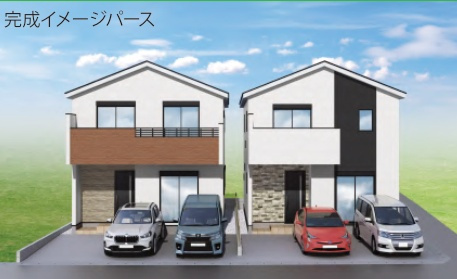 泉区下和泉1丁目 新築戸建 1号棟 4990万円の外観パース