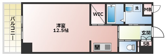 リベルテ交野の間取り