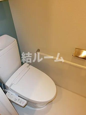 板橋区熊野町の賃貸マンションのトイレ