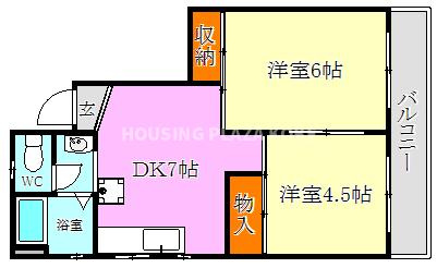 カナヤマンション　三信の間取り
