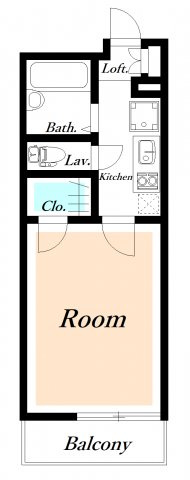 レオパレスラトナの間取り