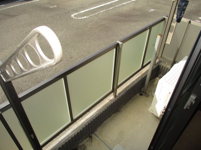 トレゾール住吉のバルコニー