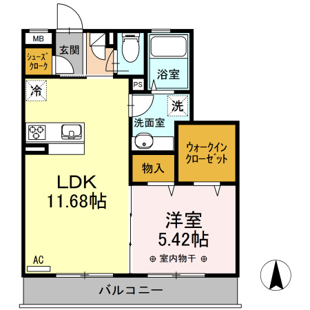 ブラン清澄白河の間取り