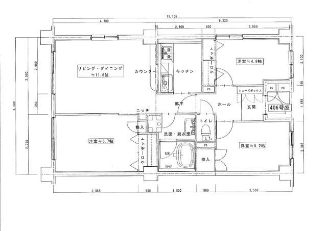 【間取り】 | サザントゥリー東林間