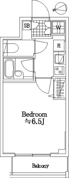 スパシエ　八王子　クレストタワーの間取り