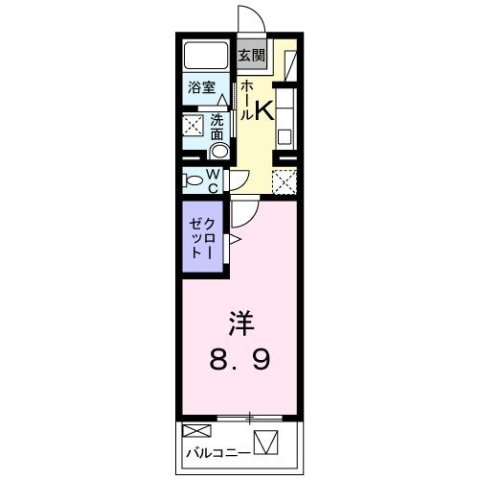 ハイエスト　シャロルの間取り
