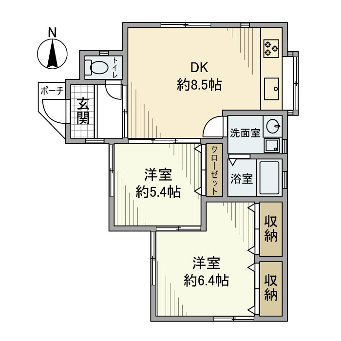 柏ケ谷戸建の間取り