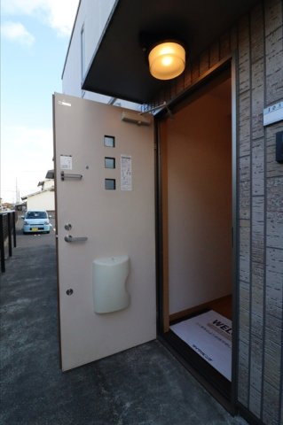 キューブの玄関