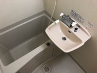 日々の疲れを癒すお風呂付です