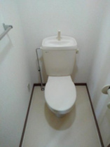 清潔感のあるトイレです