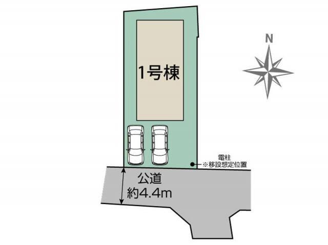 福岡市南区老司３丁目の新築一戸建の区画図|福岡市南区老司3丁目1棟 区画図