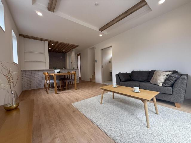 福岡市早良区内野６丁目の新築一戸建の居間・リビング|リビング