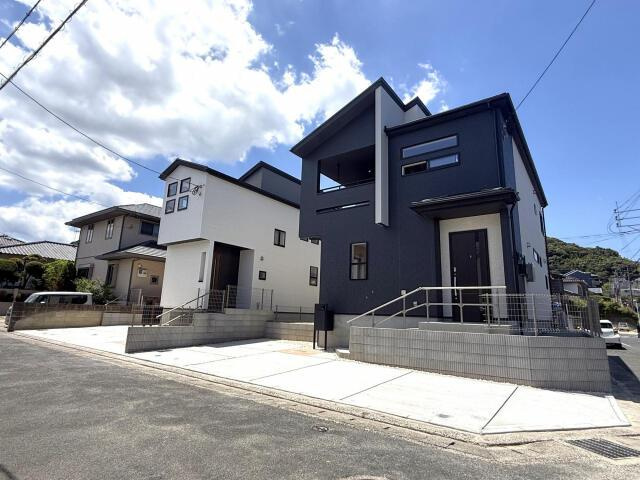 福岡市南区柏原２丁目の新築一戸建のその他|外観 右:(1)号棟 左:(2)号棟