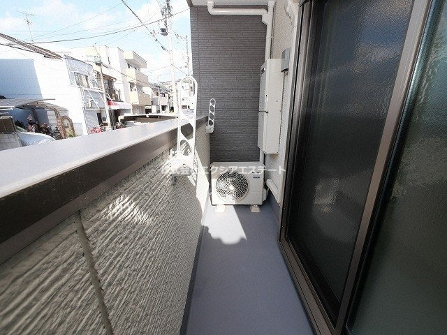 フジパレス我孫子前駅西Ⅱ番館のバルコニー