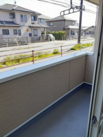 陽当たり良好なバルコニーです
