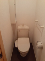 ゆったりとした空間のトイレです