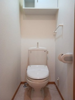 ゆったりとした空間のトイレです