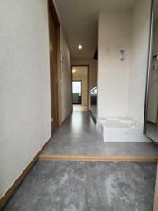 シンプルで使いやすい玄関です