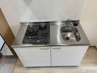 コンパクトなキッチンで掃除もラクラク