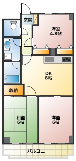 【間取り】 | 藤セルシオ | ファミリータイプ！